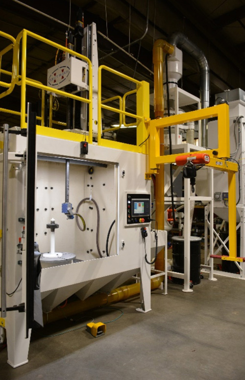 Cabinet mounted jib crane abs