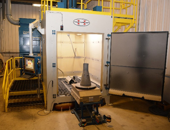 model 356 g c cnc grit blast profile