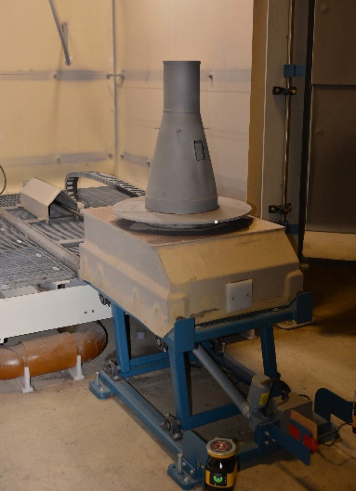 model 356 g c cnc grit blast mold